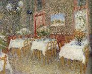 Vincent Van Gogh Interieur of a restaurant Germany oil painting artist